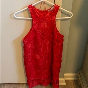 Lovers & Friends Red Lace Dress